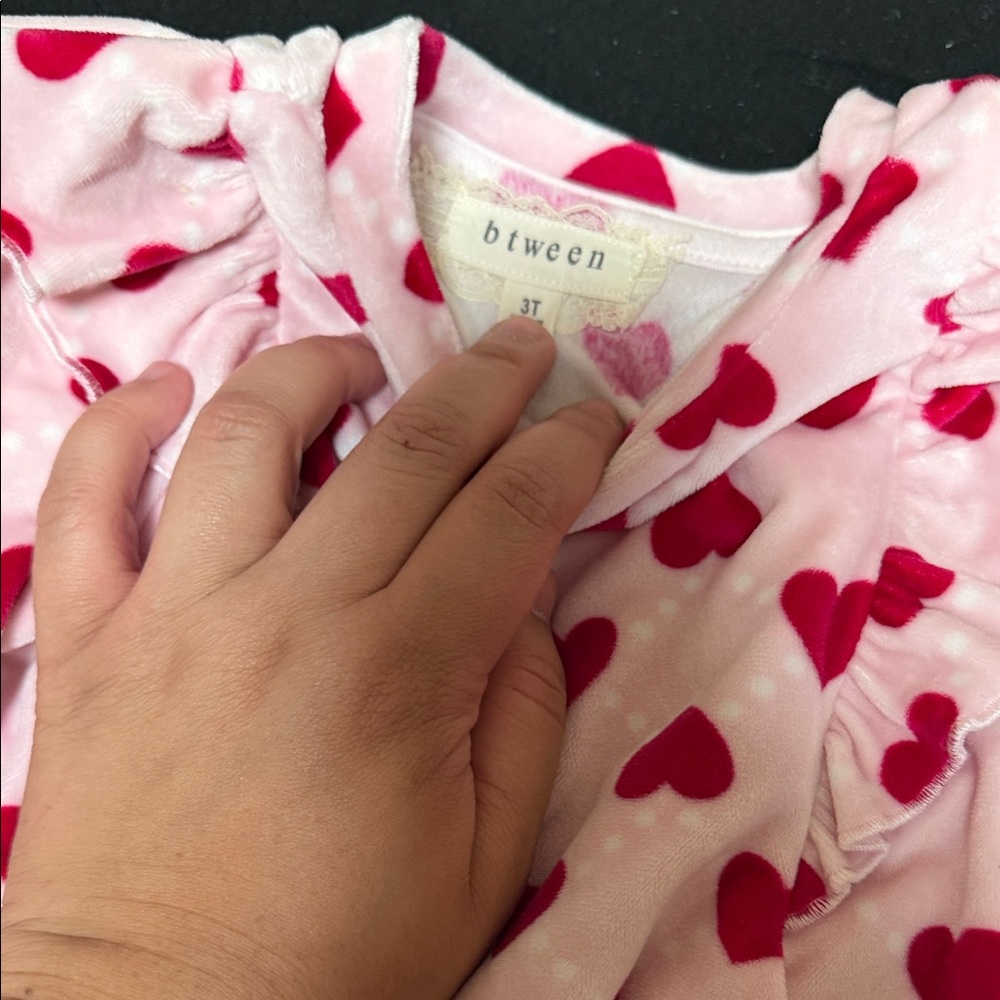 Pink Heart Kids Matching Set - Picture 4 of 5